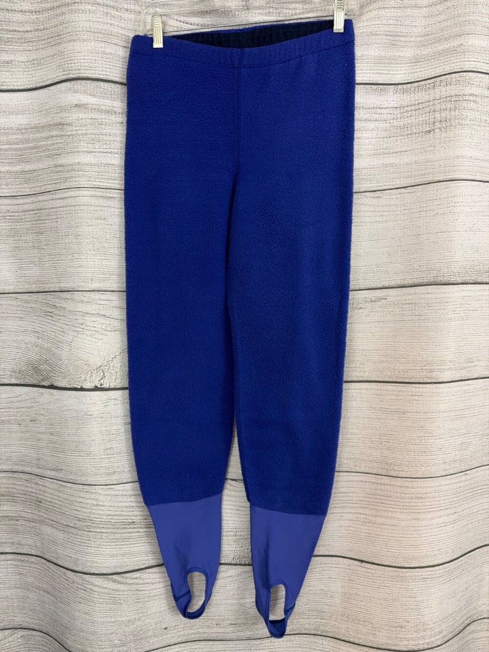 Patagonia Vintage Synchilla Blue Fleece Stirrup Pants Size M
